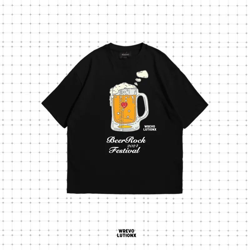 24 Beer Rock T-shirt(Black)