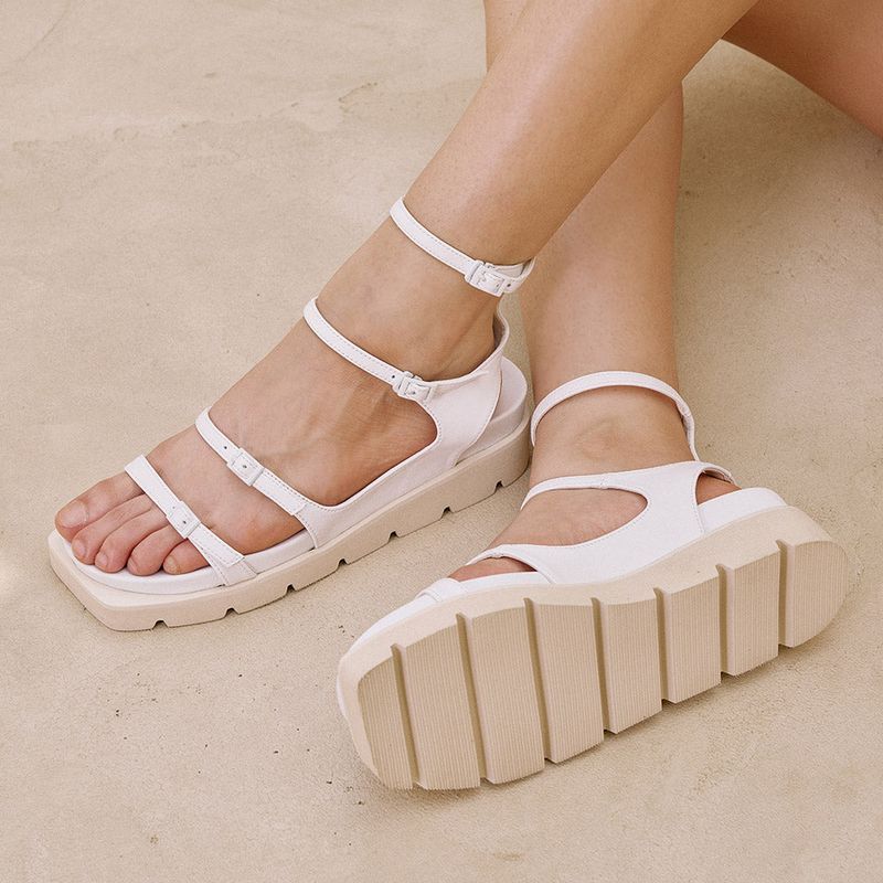 SHOEHI（シューハイ）の「[Cowhide] ネッティストラッププラットフォームサンダル_S2503（シューズ）」