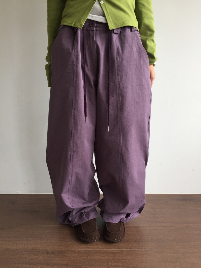 Boya String Button Pants (2color)