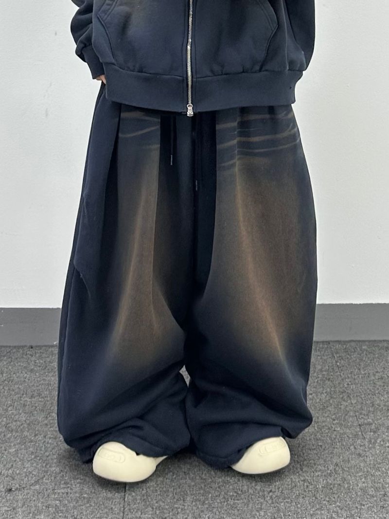 cat brush fleece sweatpants