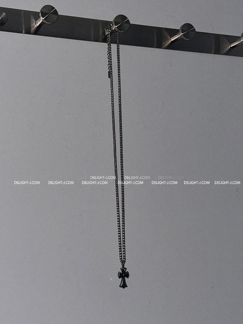 chrome surgical long-necklace