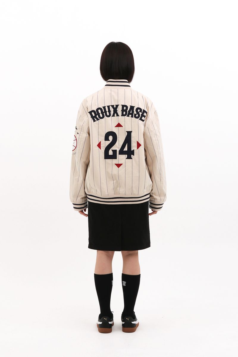 ROUX BASE UNIFORM AUTOGRAPH TEAM REVERSIBLE VARSITY (IVORY)