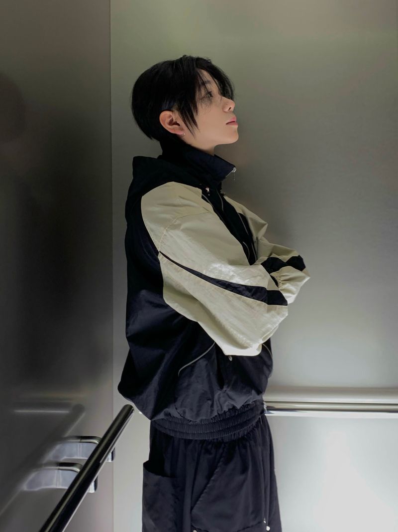 Cynical Curve Nylon Windbreaker 2C
