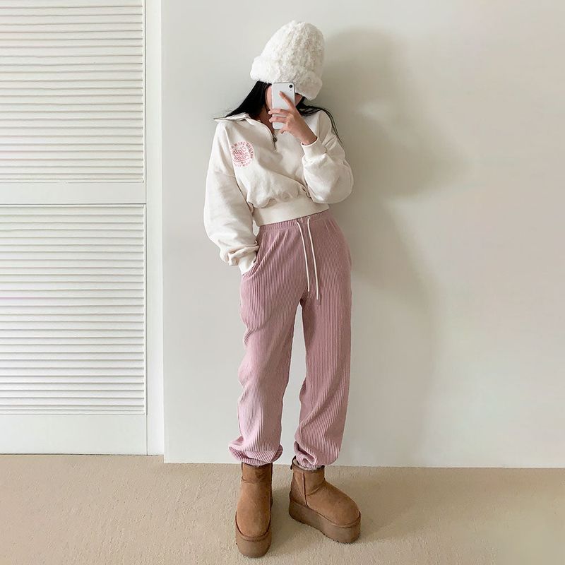 BEIDELLI（ベイデリー）の「[BELLIDE MADE] velour corduroy jogger training pants（Pants）」