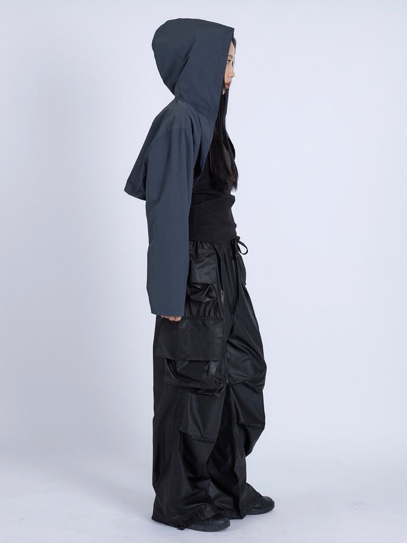 Hooded Shrug, Charcoal