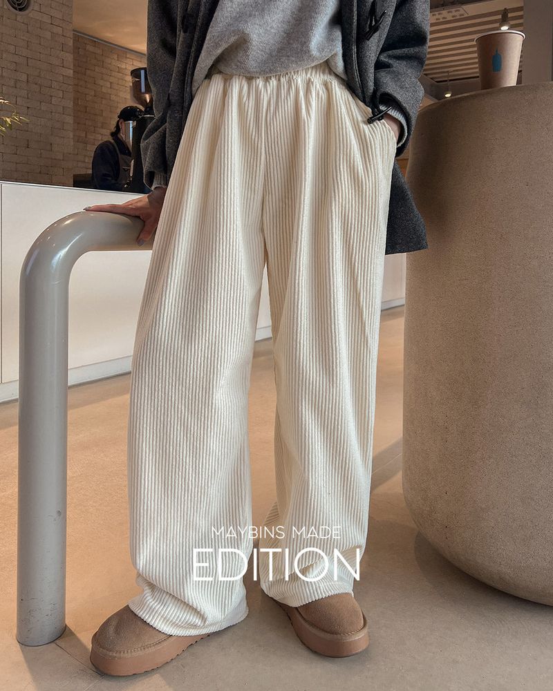 【MADE】Corduroy banding pants