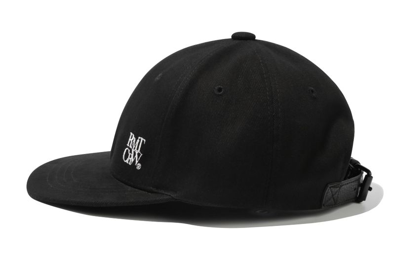 RECENT LOGO STRAP BALL CAP_BLACK