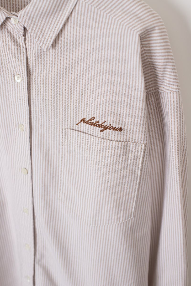 Classic check shirts (Brown)