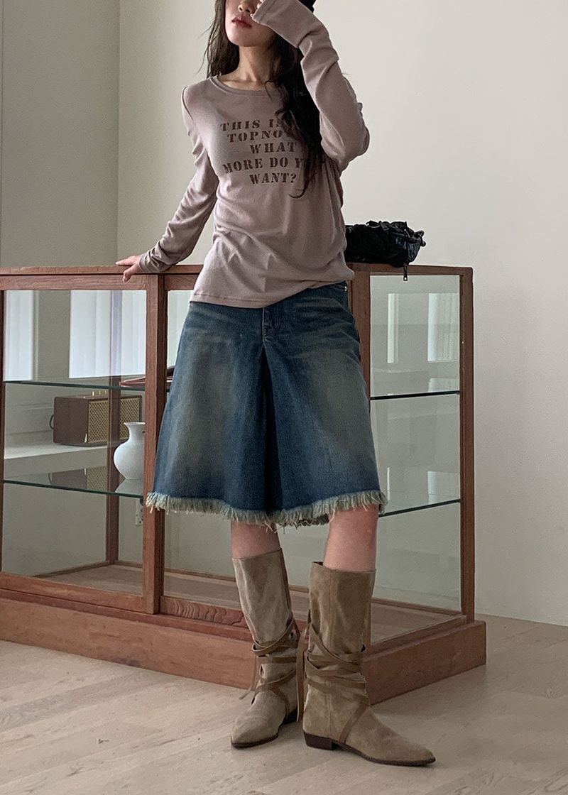 WANT LONG SLEEVE TEE