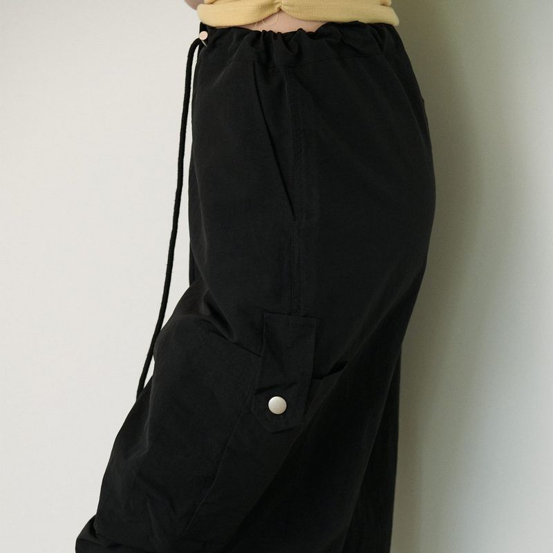  SUMMER CARGO PANTS, BLACK