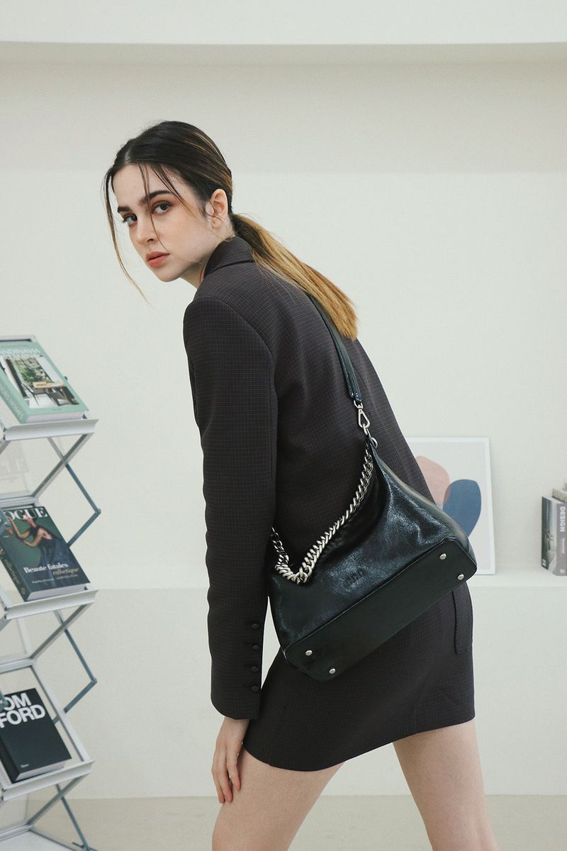 BOLD CHAIN CITY BAG_3COLORS