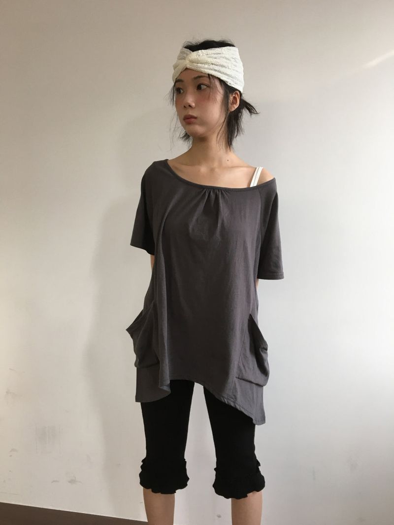 Segno frill capri pants (2color)