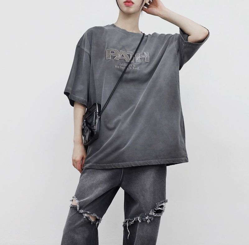 NONCODE（ノンコード）の「(Unisex) ポリモノクロームプリンティドTシャツ（トップス）」