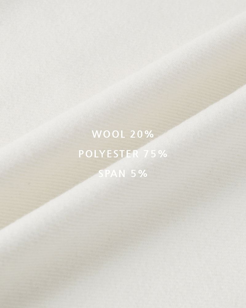 Worvel Wool Wide Pintuck Slacks