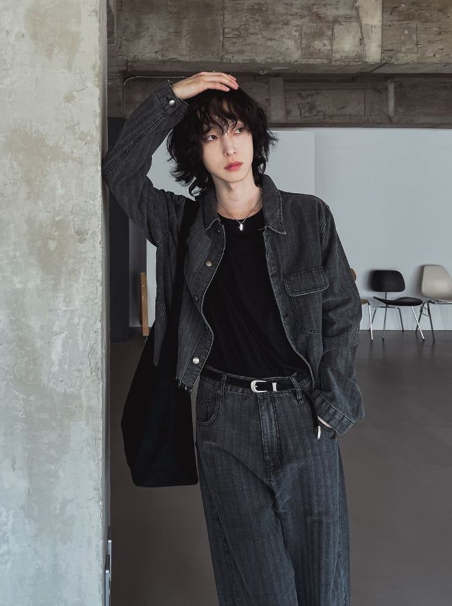 Rockins ST Crop Denim Jacket