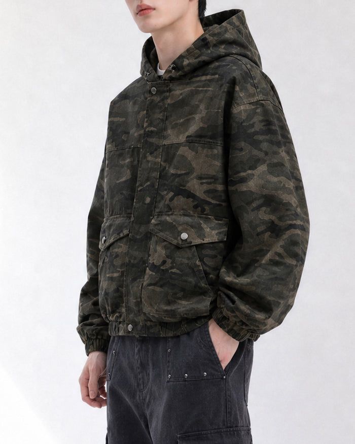 KIXI（キッシー）の「(UNISEX) Over Cotton Hooded Jacket（Jackets/Outerwear）」