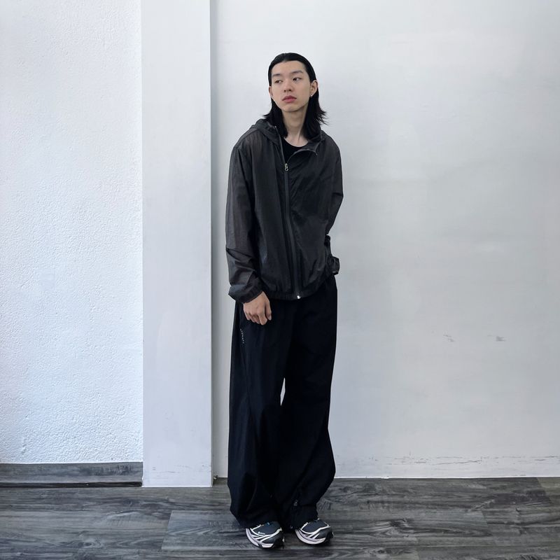 Mist Sheer Crinkle Windbreaker