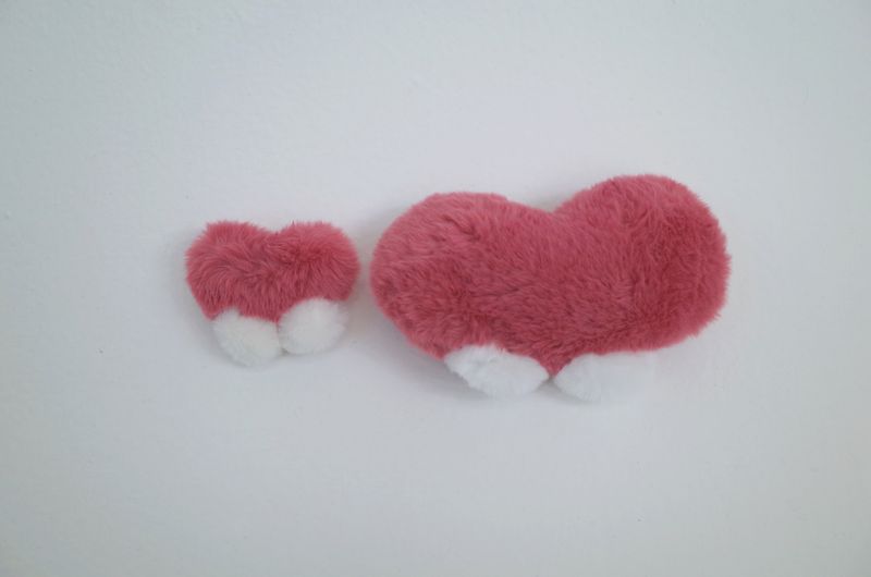baby heart keyring