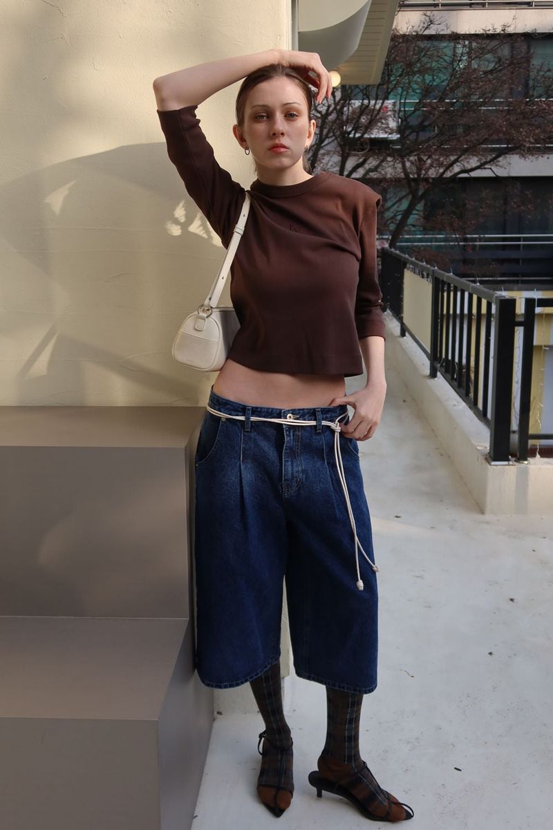 PREPPY 3/4 DENIM_BLUE