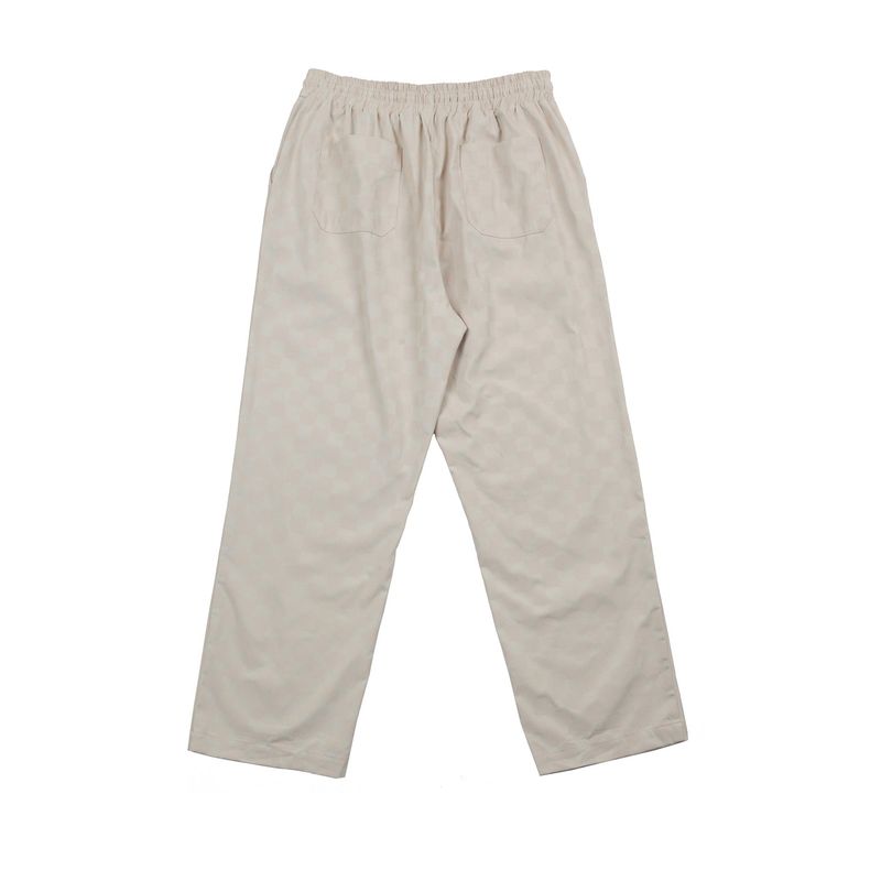 IVORY CHESS WIDE PANTS