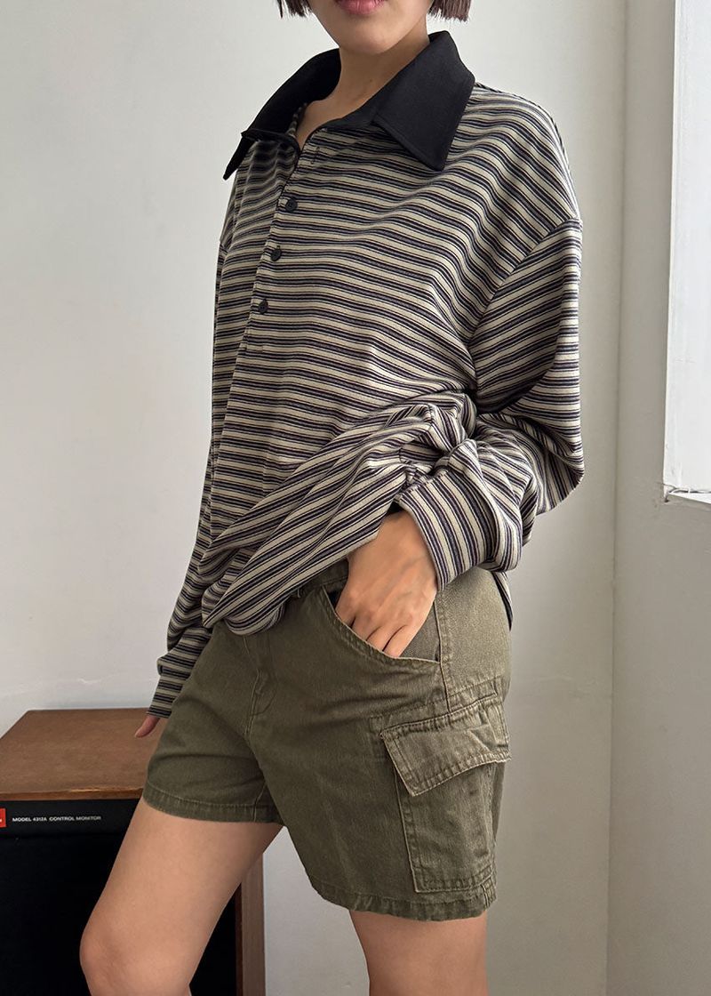 FRENCH CARGO HALF PANTS
