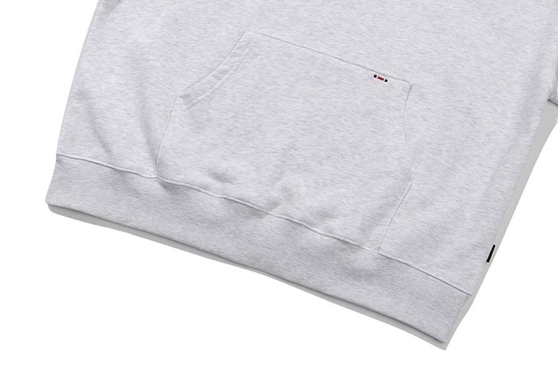 MONOCHROME HOODIE_LIGHT GREY