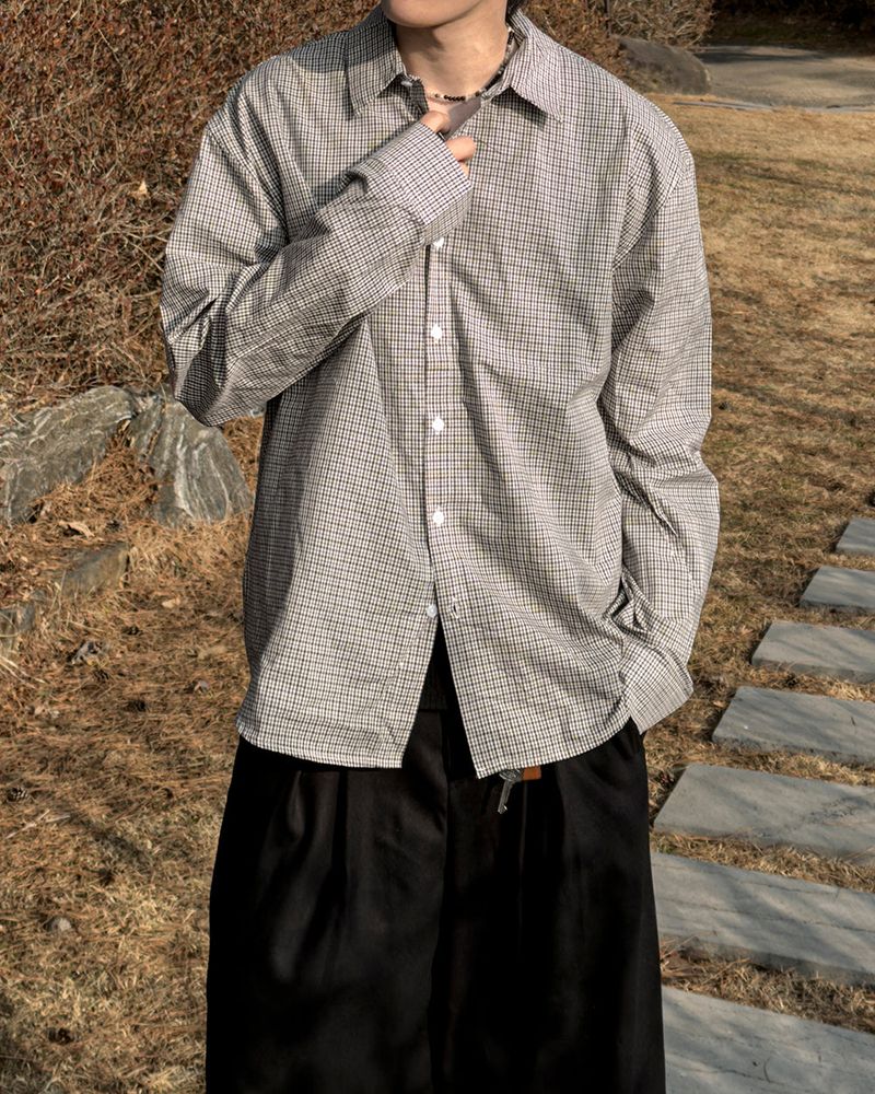 Better Mini-Check Cotton Shirt