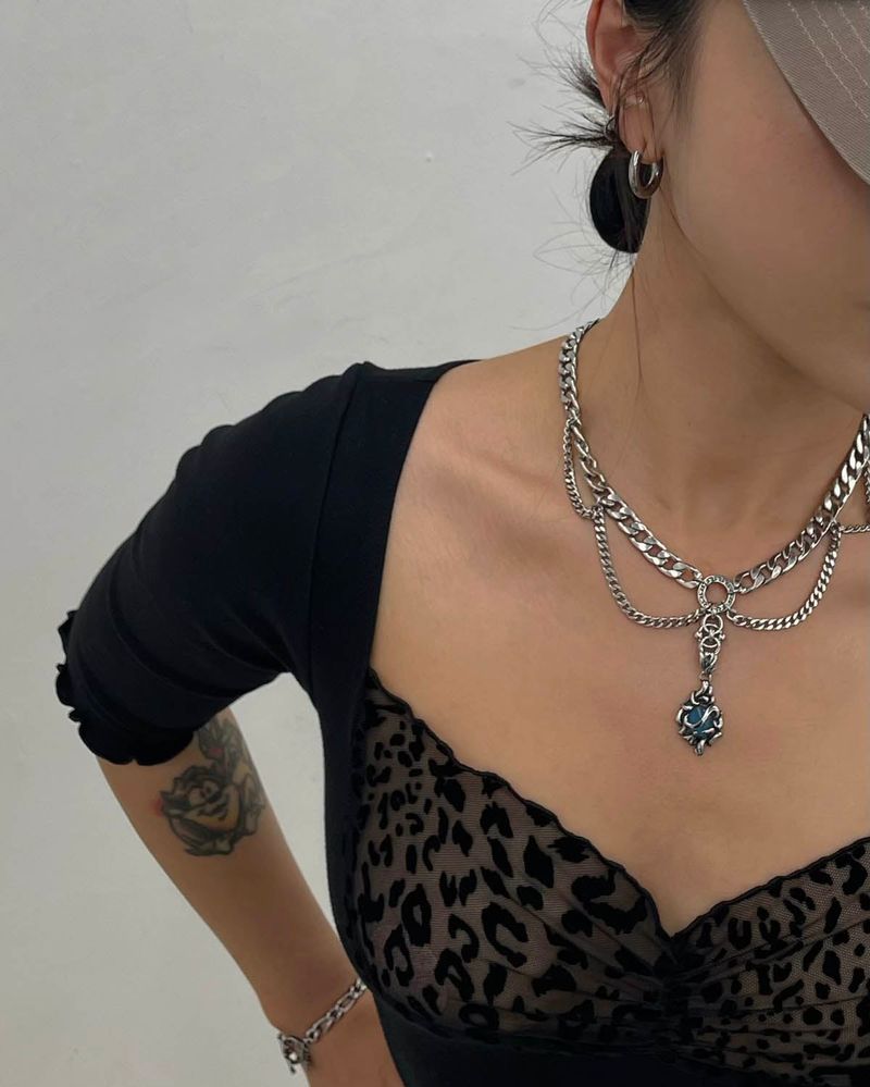 chain cape necklace Ver. 2
