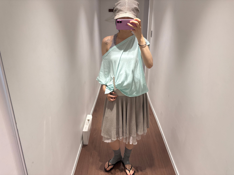 Fog off-shoulder t-shirt (4color)