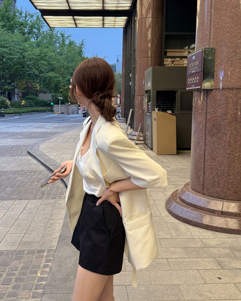 MAYBINS（メイビンス）の「Honir short‑sleeve jacket（Jackets/Outerwear）」