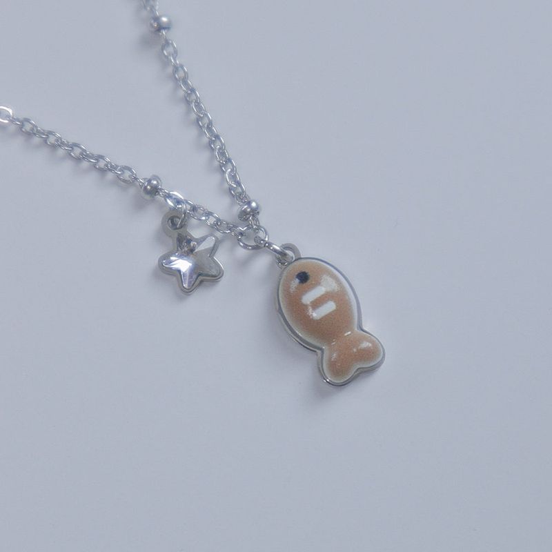 roast bungeoppang necklace