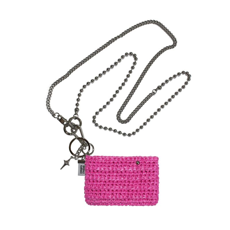 empty room（エンプティールーム）の「button card wallet (pink)（Smartphone Accessories）」