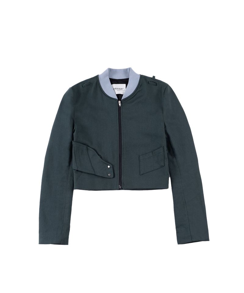 OSHIGH(オスハイ)の「POCKET DETAILS ZIP-UP JACKET TEAL(Jackets/Outerwear)」