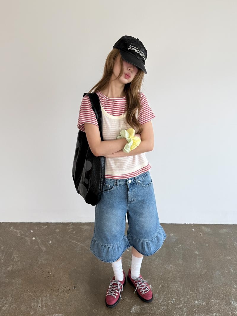 net sleeveless top
