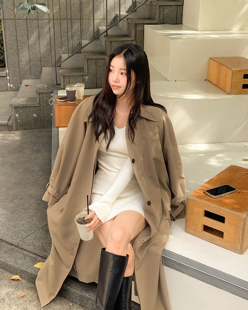 Iya Overfit Trench Coat