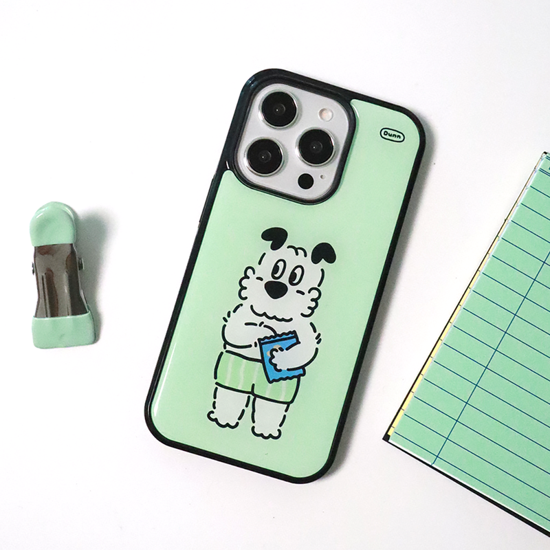 dunn dunny dunn（ダン ダニー ダン）の「メロンパンツエポキシバンパースマートフォンケース(mint color)（スマホグッズ/小物）」