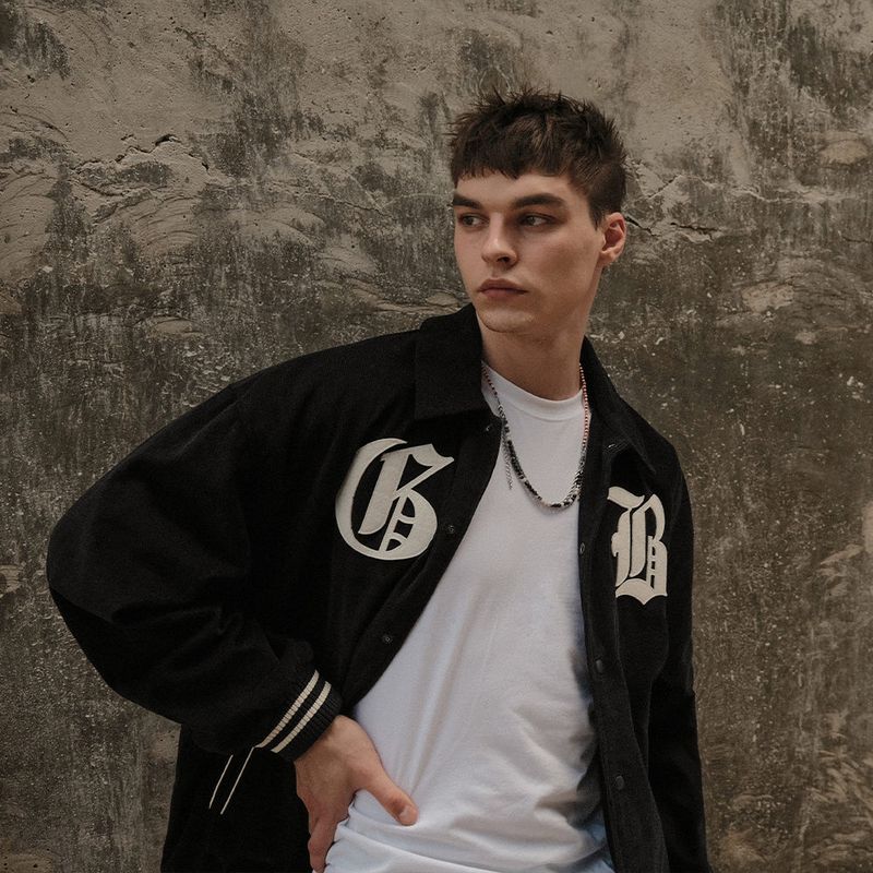 Over Logo Corduroy Jacket