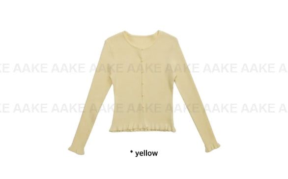 MELLOW FRILL CARDIGAN
