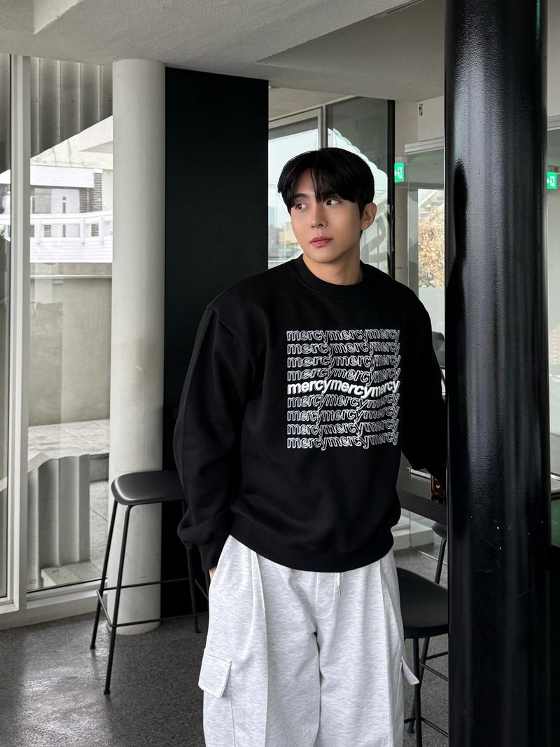 Snap cargo wide sweatpants