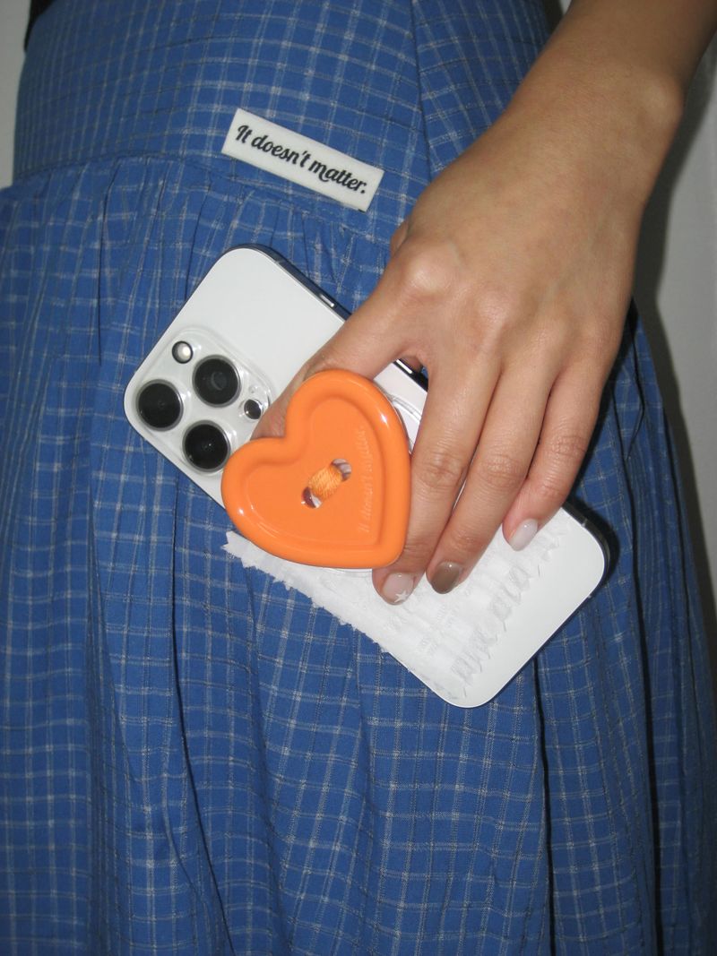[Formica] Orange Choco Button tok, Basic