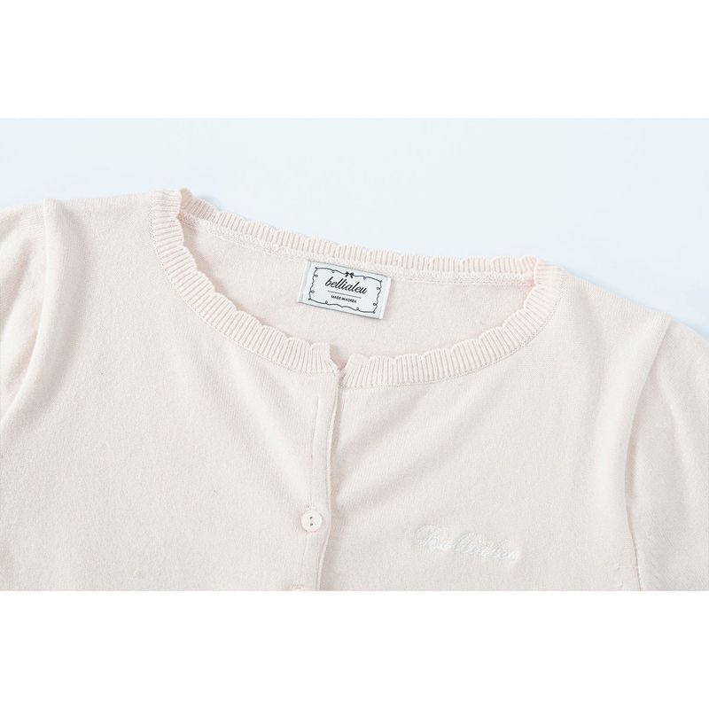 CUPCAKE CARDIGAN-NUDE PUINK
