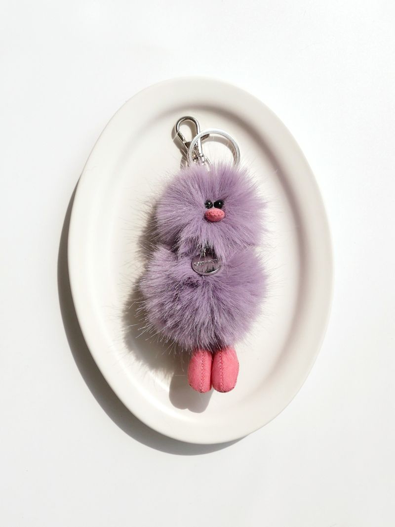Cosymosy Mini Bird Keyring - Lavender