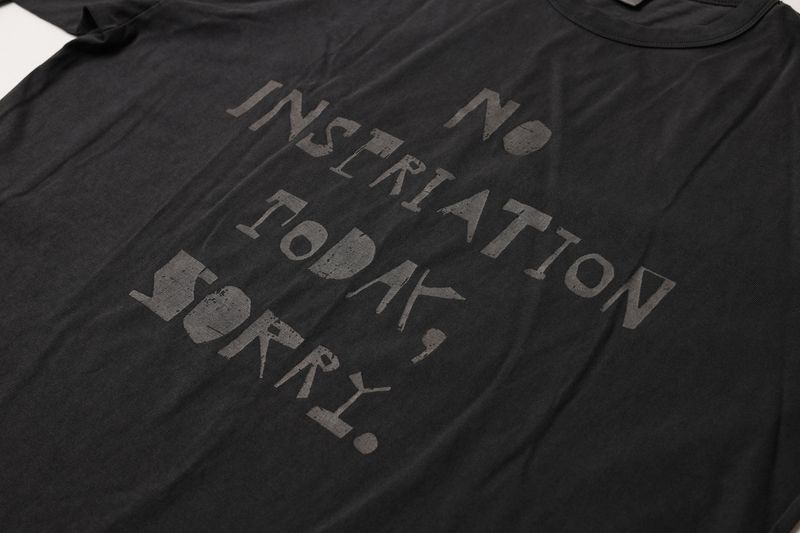 SORRY LS TEE PIGMENT DYED - CHARCOAL