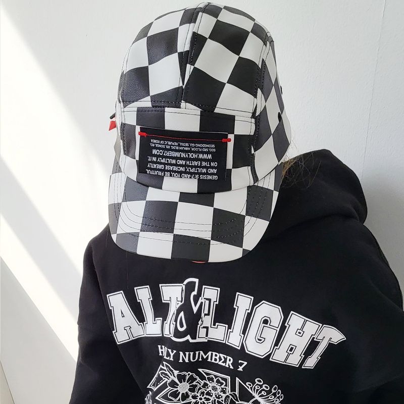 CHECKERBOARD CAMP CAP