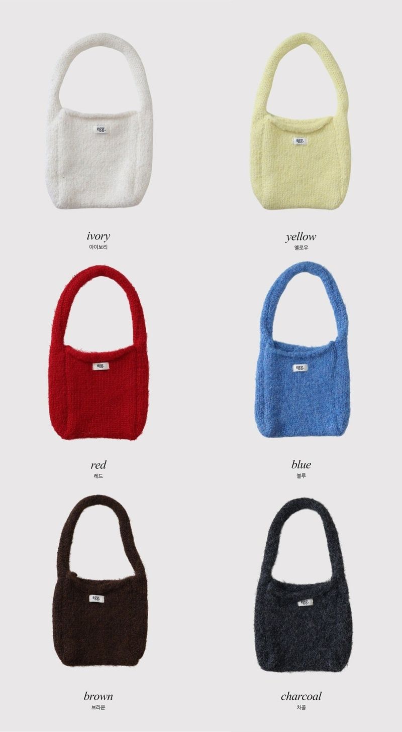 #Egg Mini Knit Bag (6color)