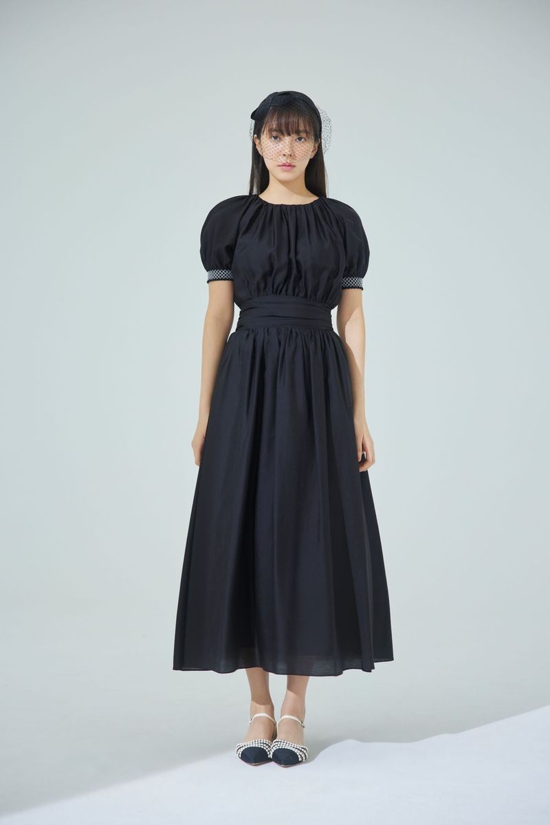 NO.4 DRESS - BLACK