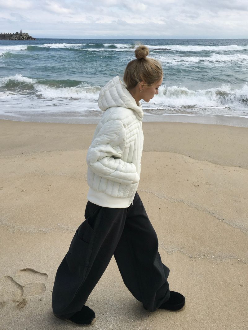 Lovey Heart Cargo Wide Pants (3c)