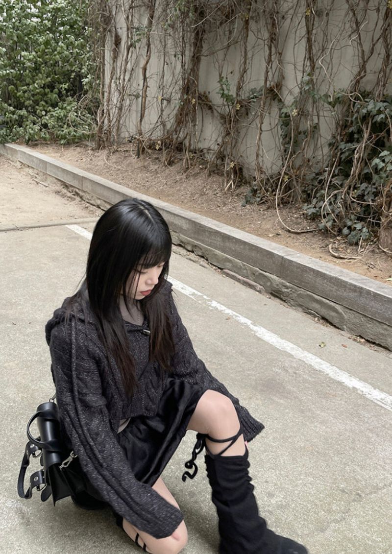 shirring strap ribbon leg warmer