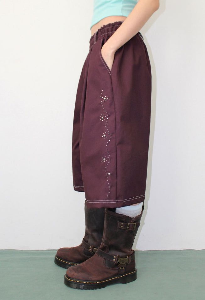 STUD LINE BERMUDA PANTS
