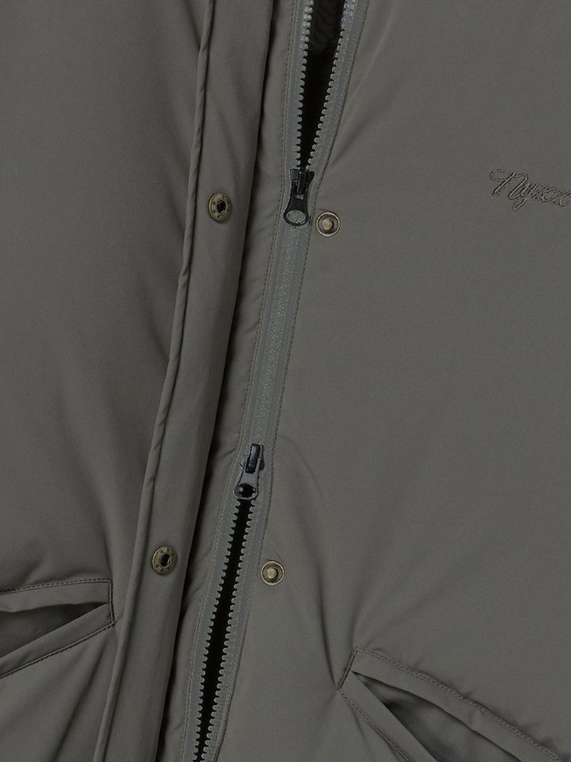 LONG DOWN PUFFER KHAKI BROWN
